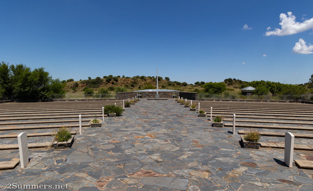 Graves in the Afrikaans concentration camp cemetery