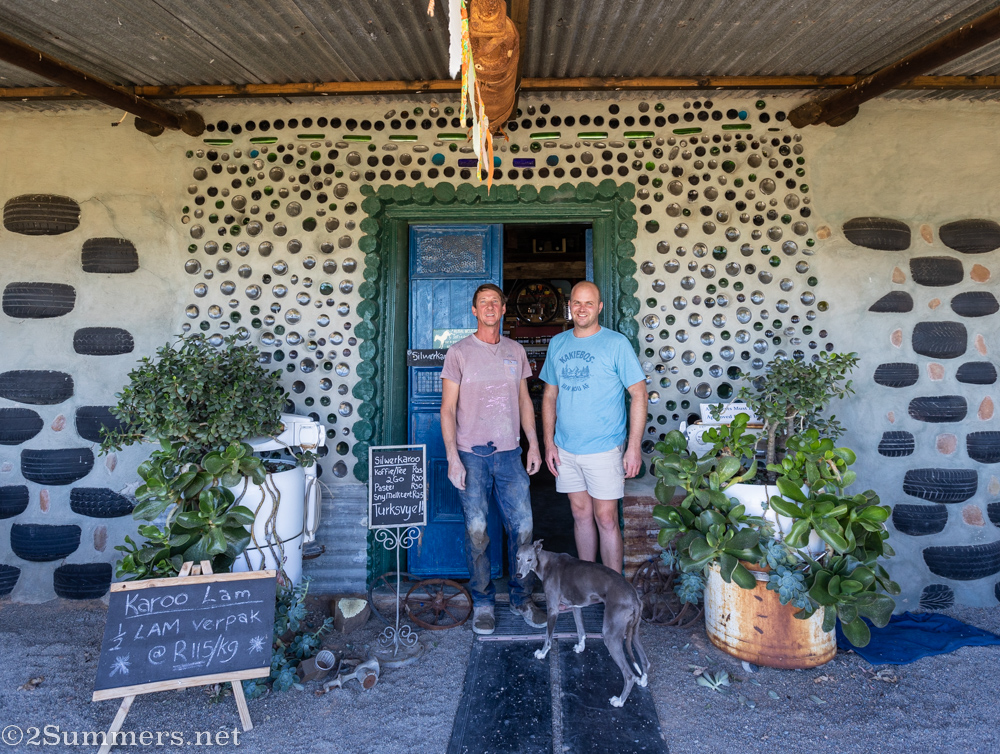 Ben and Henco at Silwerkaroo