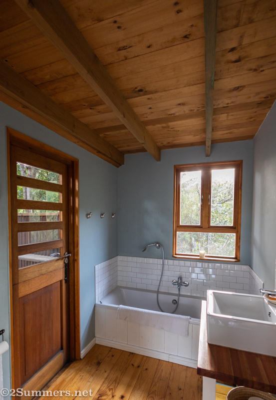 Bathroom at the Timber House