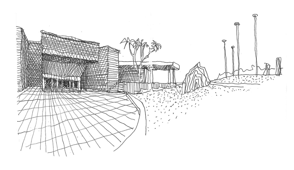 Thorsten's sketch of the Monument