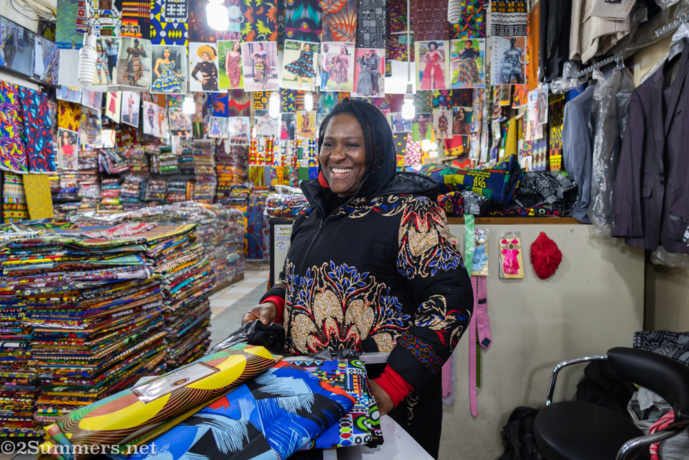 Lovelyn at Noble African Fabrics
