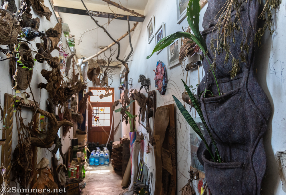 Hallway inside the Drill Hall in downtown Johannesburg