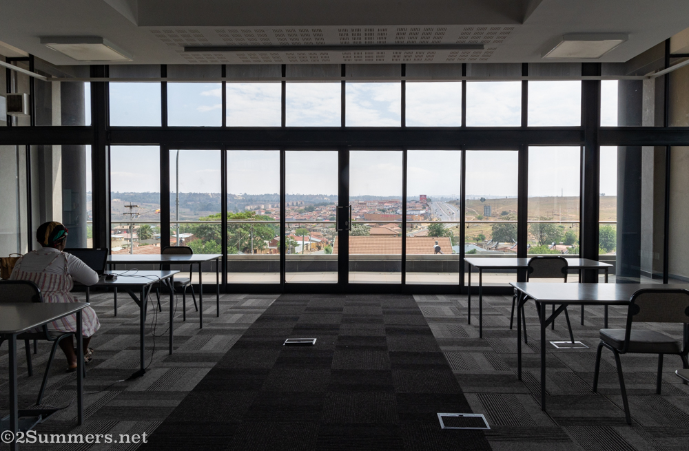 View north from the library