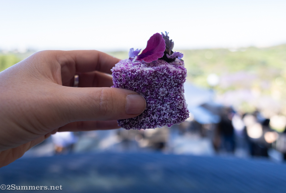 Purple lamington
