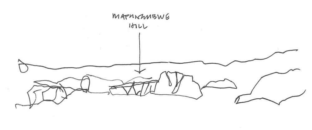 Sketch of Mapungubwe Hill