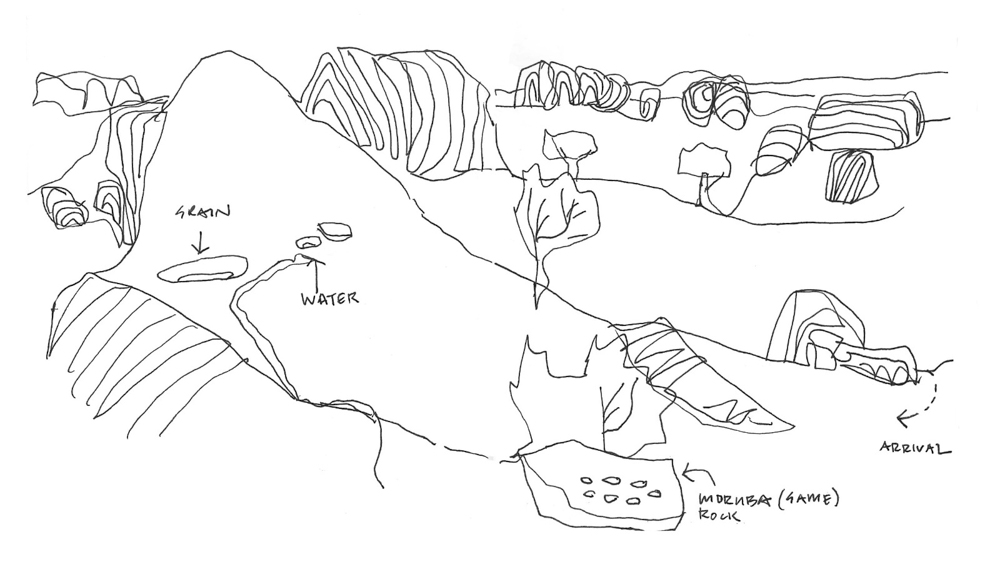 Mapungubwe plateau sketch
