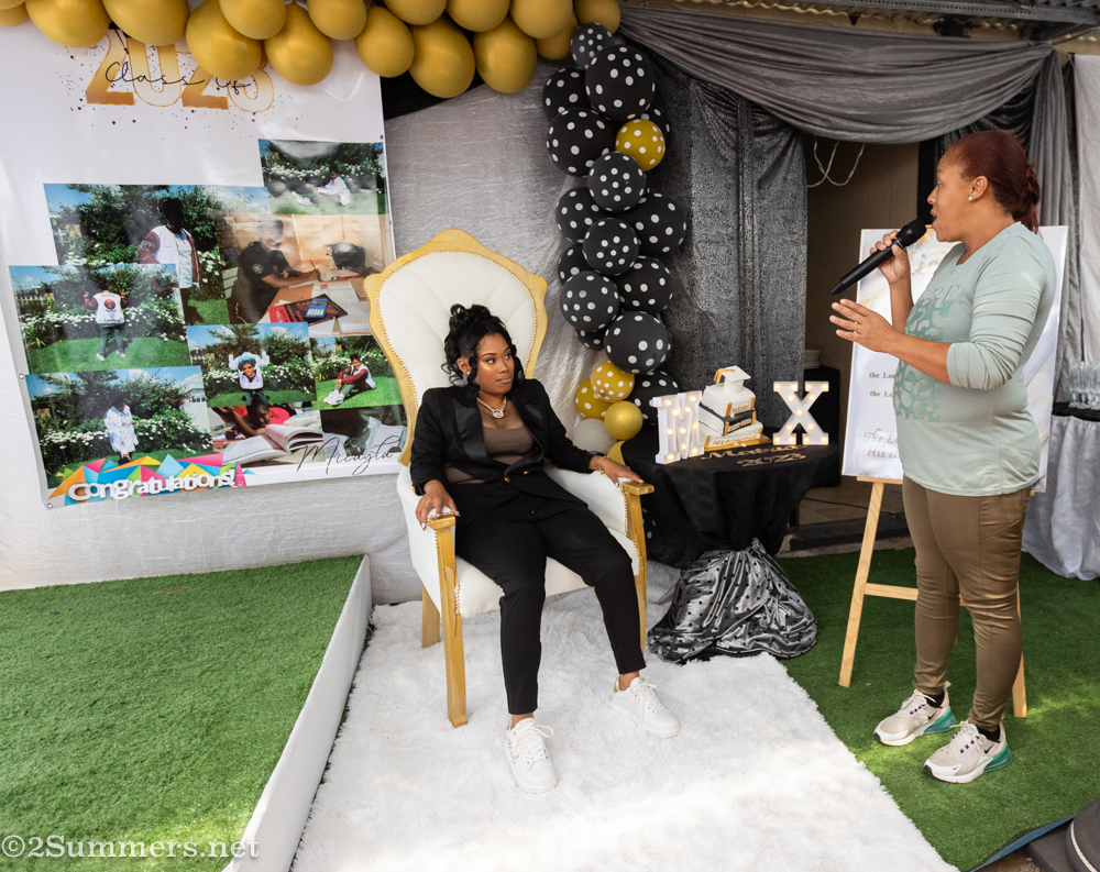 Micayla on her throne