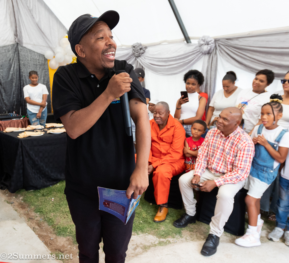 Fabian speaks at Micayla's farewell