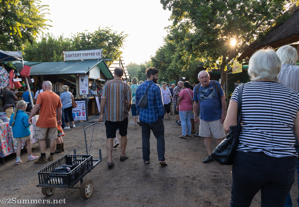 Early morning at the Pretoria Boeremark