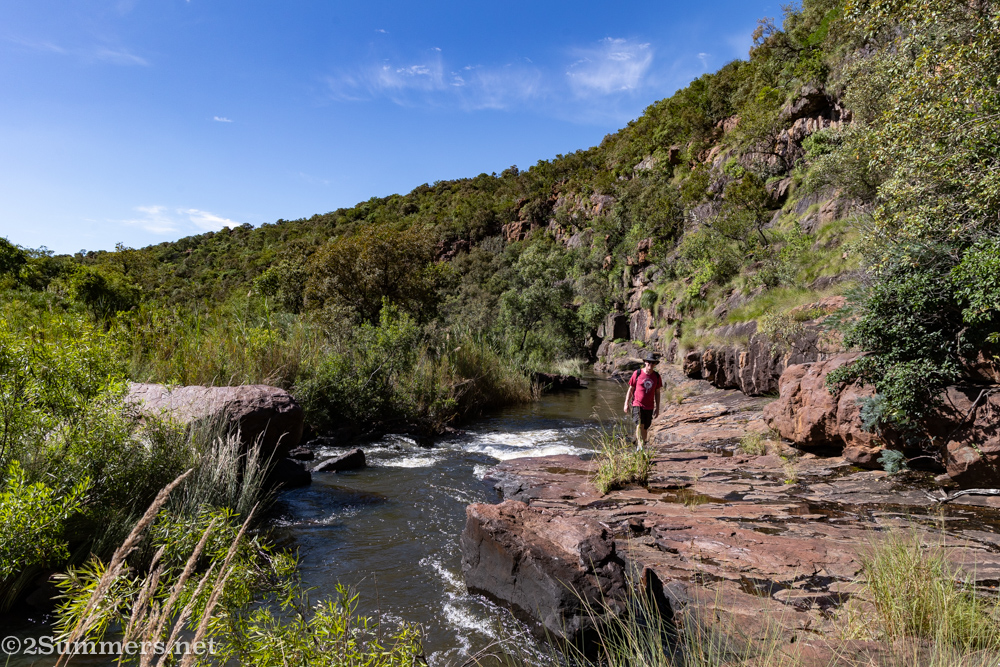 Rock pools at Ezemvelo