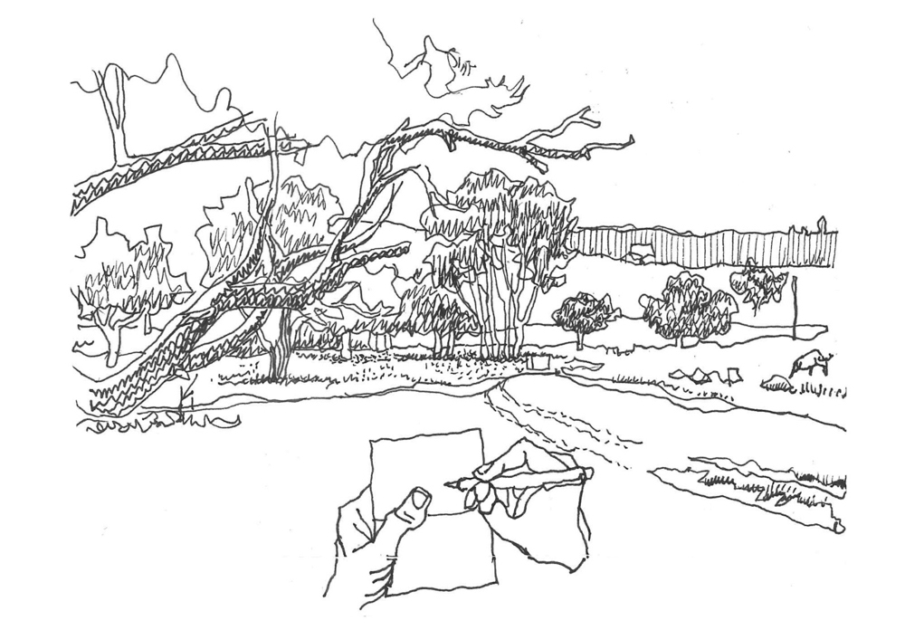 Sketch of Ezemvelo by the Thinking Hand