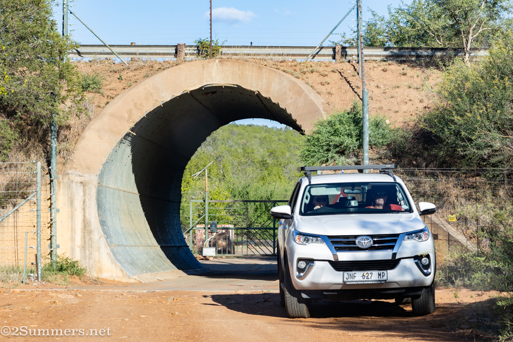 Cement tunnel at Marakele