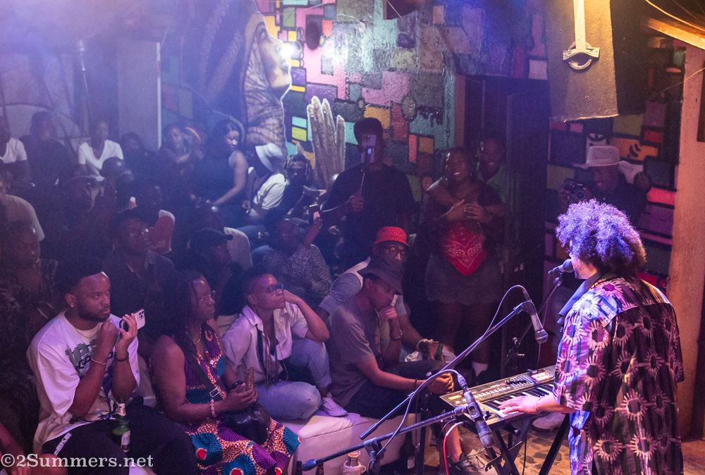 Mrisi performing at Sawubona Music Jam