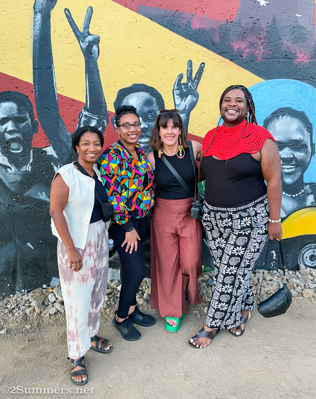 Friends at Lebo's Soweto Backpackers