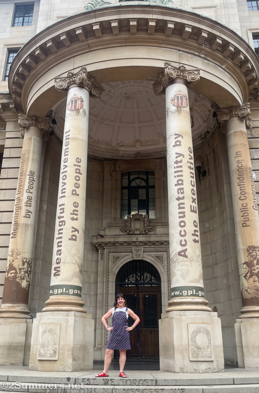 Heather at City Hall