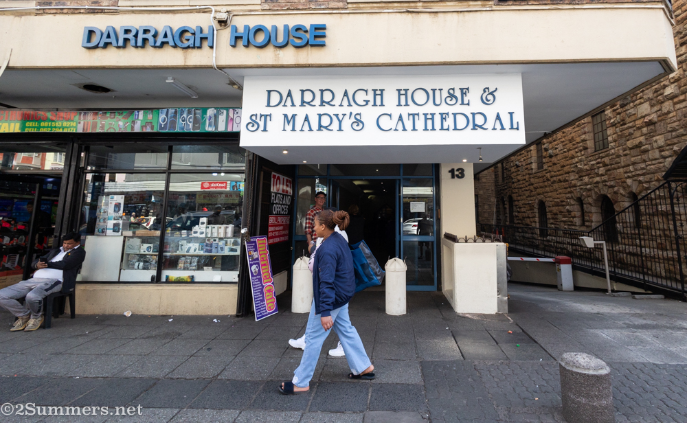 Entrance to St. Mary's Cathedral and Darragh House