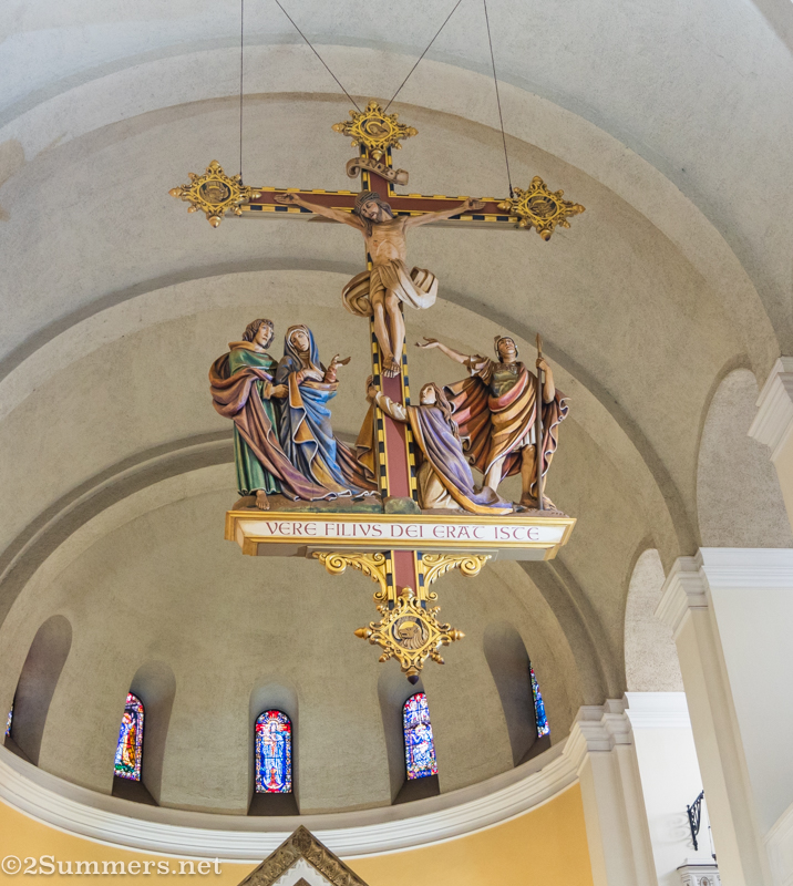 Closeup of the rood in St. Mary's