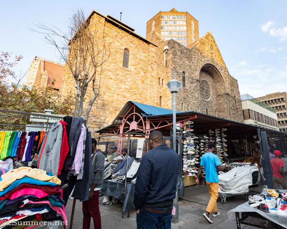 Outside St. Mary's Cathedral