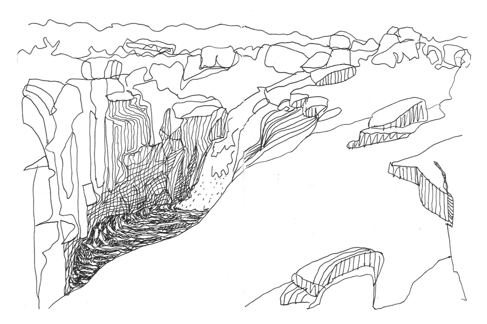 Augrabies Falls sketch