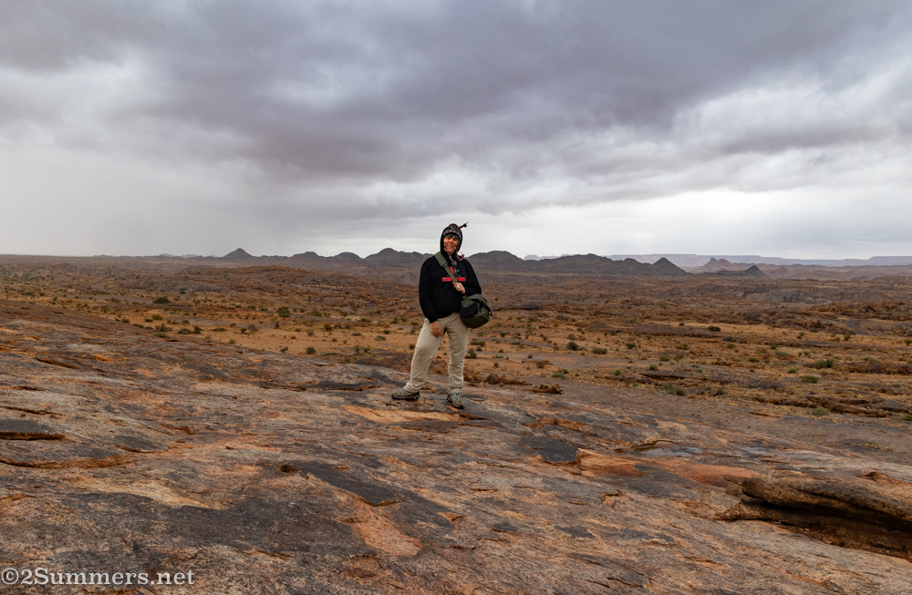 Walking on the Augrabies Moon Rock