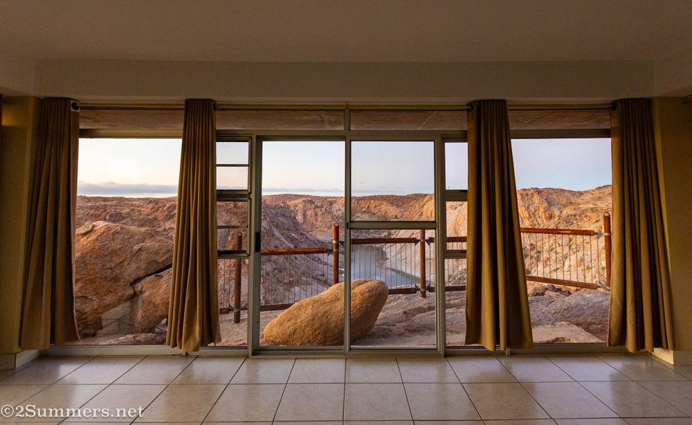 View from the Gorge Cottage at Augrabies