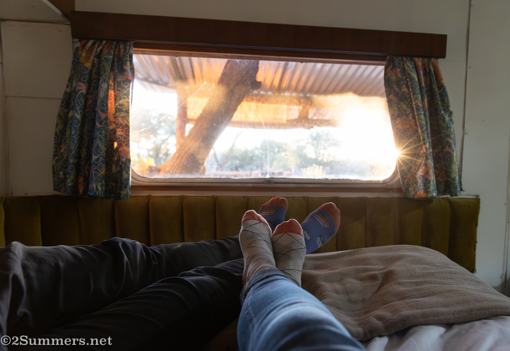 Sleeping in a Retro Campovan in Kameel, North West