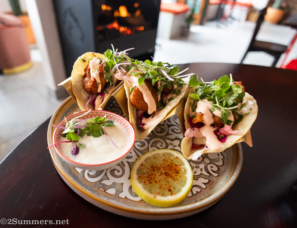 Fish tacos from Artüro