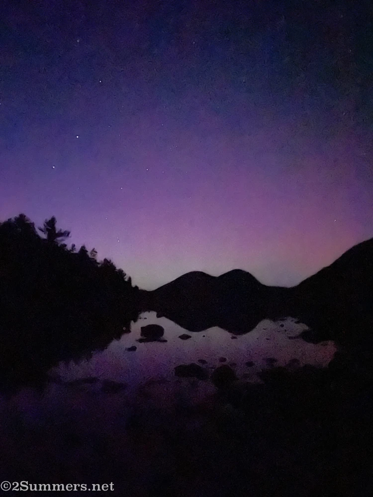 The Northern Lights as seen through my iPhone.